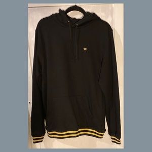 Diamond Supply medium black & gold hoodie